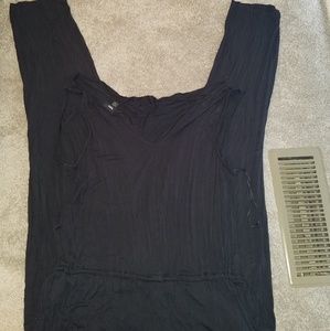 EUC. Black very stretchy one piece